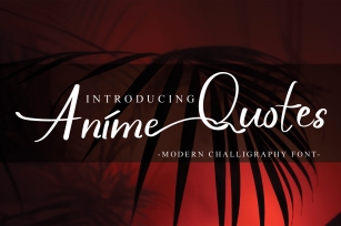 Anime Quotes Font Download