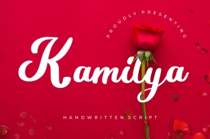 Kamilya Handwritten Script Font Download