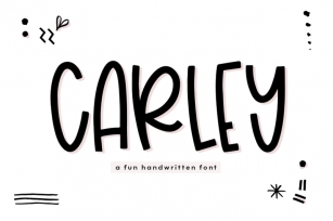 Carley - Quirky Handwritten Font Font Download