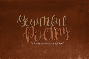 Beautiful Poetry Font Download