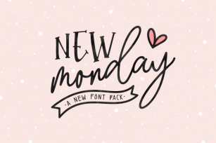 New Monday | Font Pack Font Download