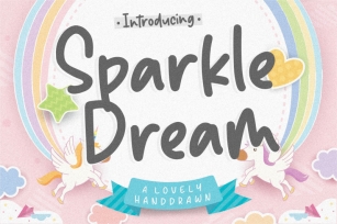 Sparkle Dream Lovely Handdrawn Font Font Download
