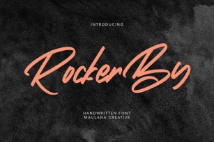 Rockerby Handwritten Modern Font Font Download