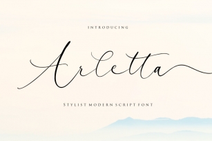 Arletta Stylist Modern Script Font Font Download