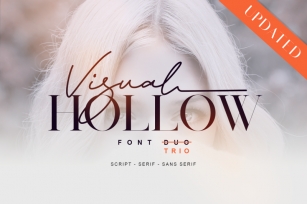 Visual Hollow - Font Trio Font Download