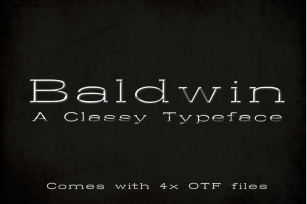 Baldwin Typeface Font Download