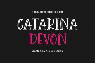 Catarina Devon - Fancy Handlettered Font Download