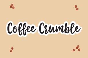 Coffee Crumble - A Handwritten Font OTF TTF Font Download