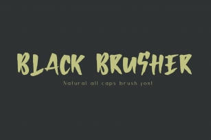 Black Brusher Font Download