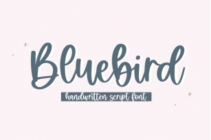 Bluebird - Handwritten Script Font Font Download