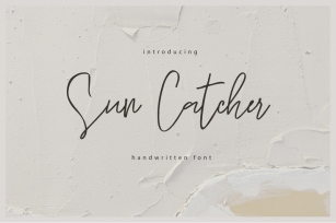 Sun Catcher Handwritten Script Font Download