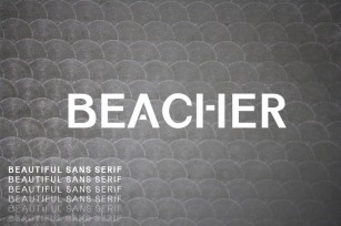 Beacher Sans Serif Font Font Download