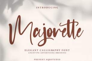 Majorette - Elegant Calligraphy Font Font Download