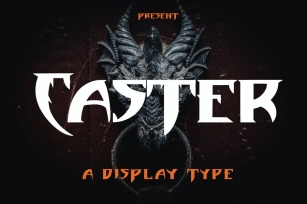 Caster - A Display Type Font Download
