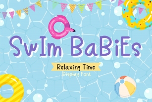 Swim Babies Font Download