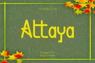 Attaya Font Download