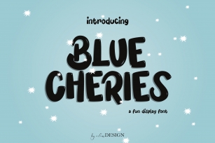 Blue Cheries Font Download