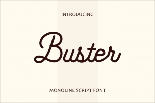 Buster Font Download