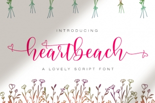 Heart Beach Font Download