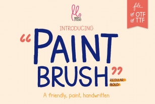 Paint Brush Font Download