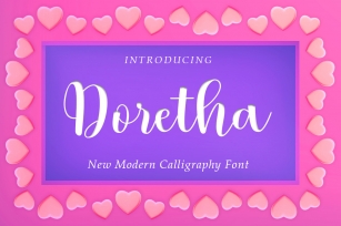 Doretha Script Font Download