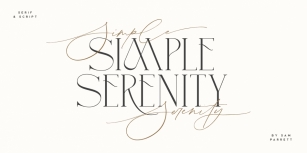 Simple Serenity Font Download