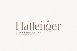 Hallenger Duo Font Download