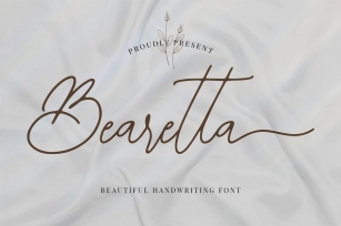 Bearetta - Authentic Handwritten Font Download