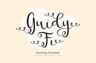 Guidy Fi Font Download