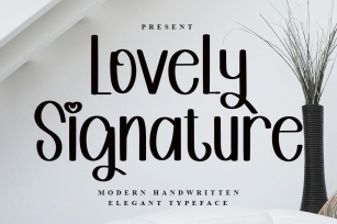 Lovely Signature Font Download