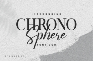Chrono Sphere Font Duo Font Download