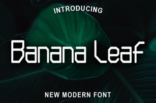 Banana Leaf Font Download