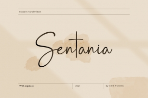 Sentania Handwriting Font Font Download