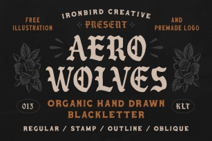 Aero Wolves and Extras Font Download