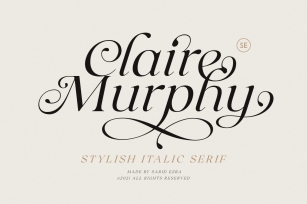 Claire Murphy Font Download