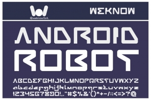 Android Robot Font Download