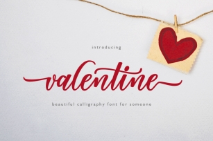 Valentine Calligraphy Font Download