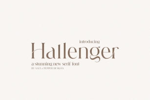 Hallenger Serif Font (Serif Fonts, Gorgeous Fonts, Logo Fonts) Font Download