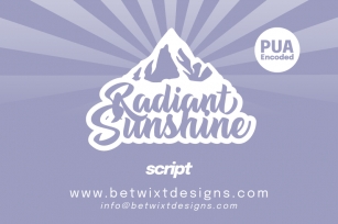 BTX Radiant Sunshine Font Download