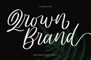 Qrown Brand Font Download