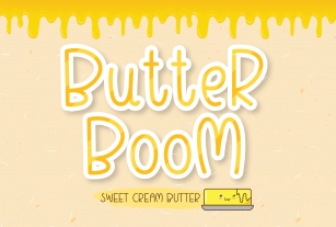 Butter Boom Font Download