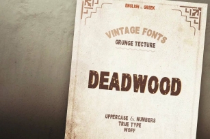 Deadwood Bold Font Download