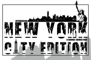 New York City Edition Font Download