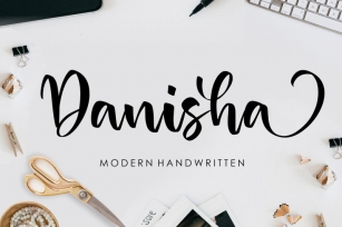 Danisha Modern Handwritten Font Font Download
