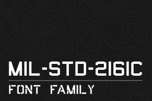 MIL-STD-2161C Family Font Download