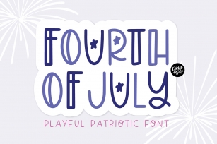 FOURTH OF JULY Font Download