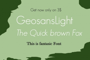 Geosans Light Font Download