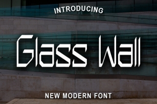 Glass Wall Font Download