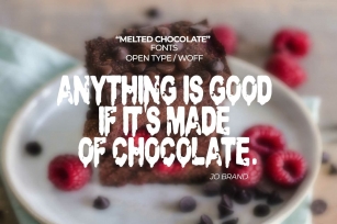 Melted Chocolate Font Download