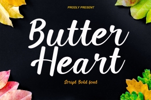 Butter Heart Font Download